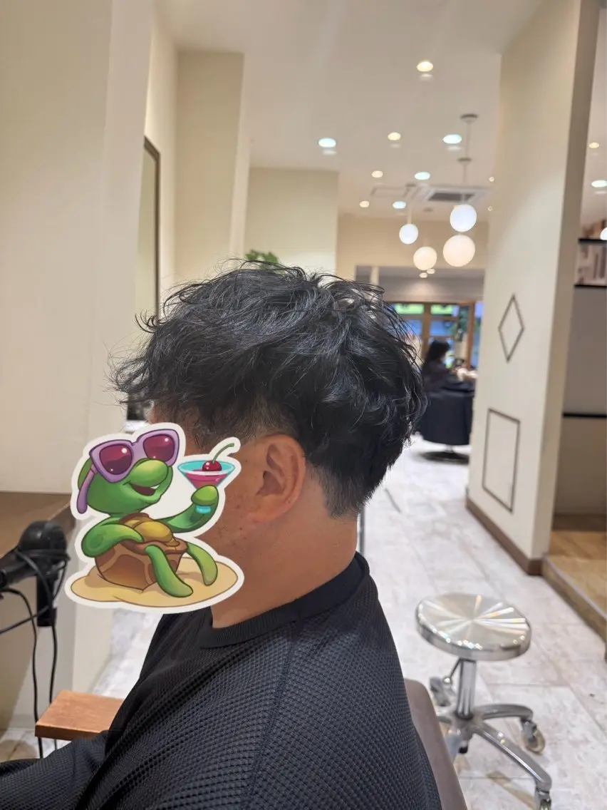 パーマ メンズ Blossom 大山imafujiのヘアスタイル