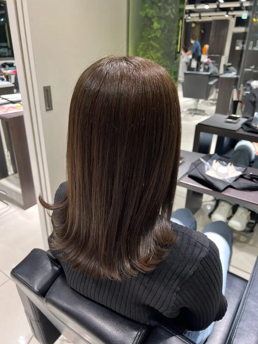 ミディアム カラー 🧊🪞透明感カラー himeのヘアスタイル
