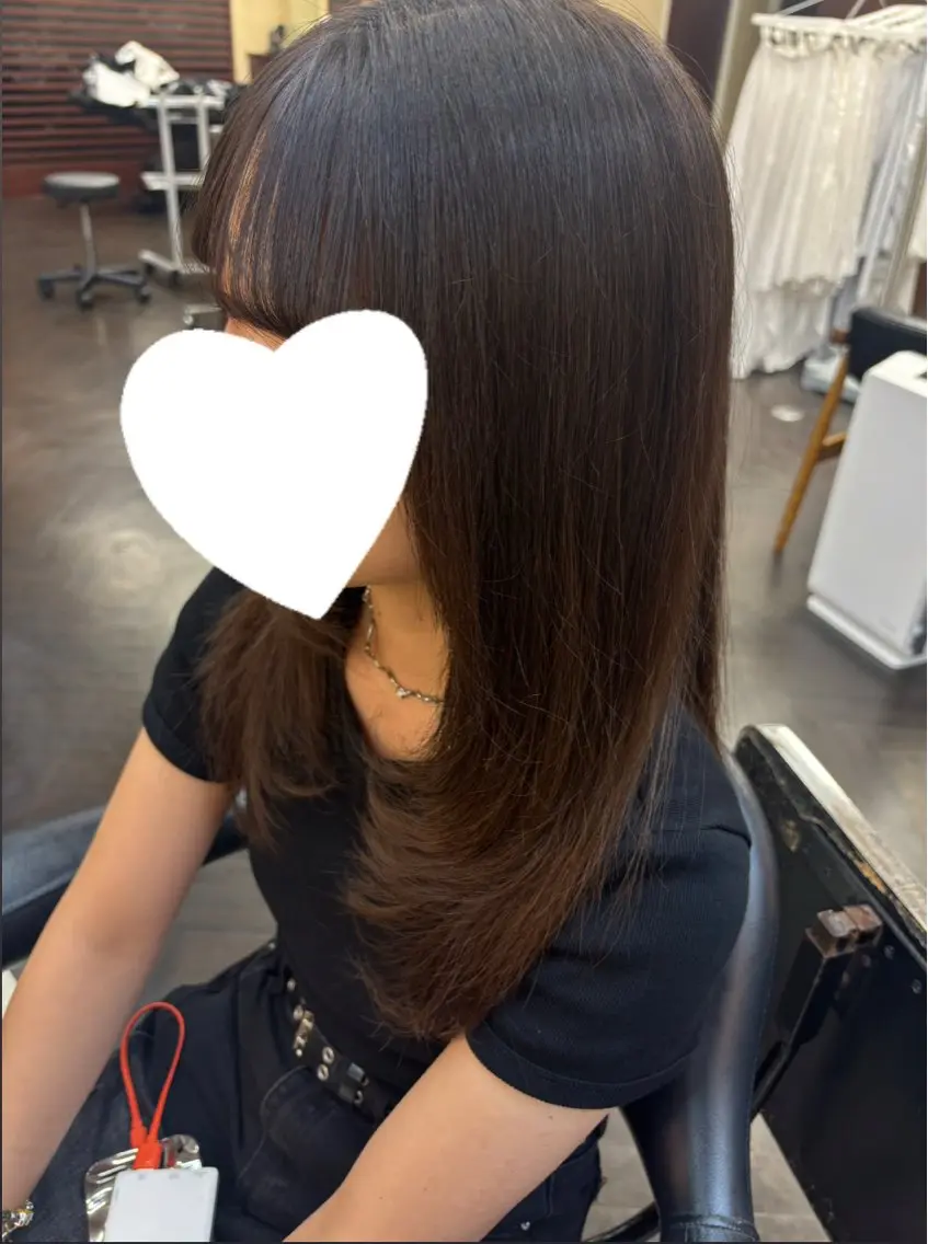 ロング レイヤーカット 嶋田 愛羅のヘアスタイル