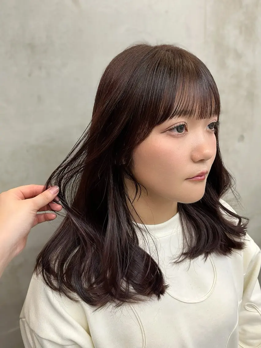 ✂️ミディアムカット➕キューティクル補修treatment🐻🤎10代〜30代の女性限定の写真