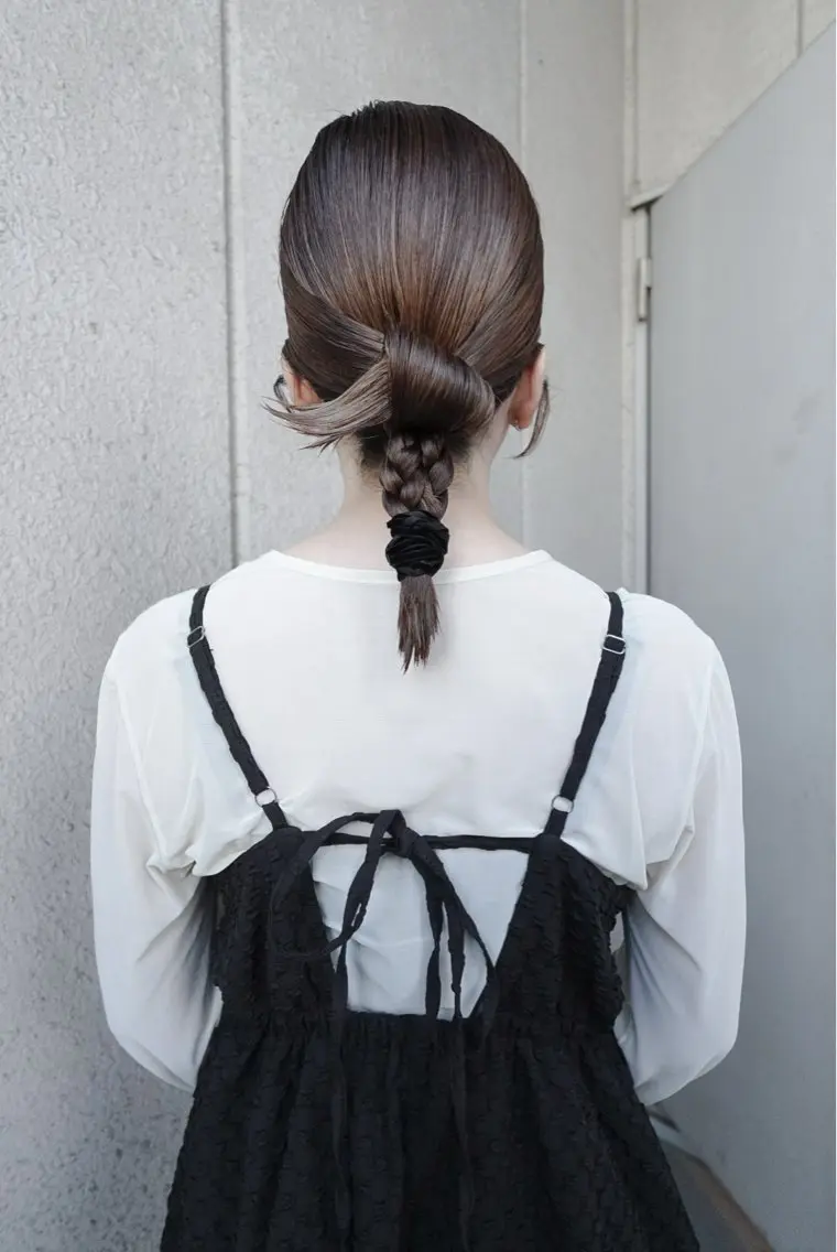セミロング NAGI ヘアメイクのヘアスタイル