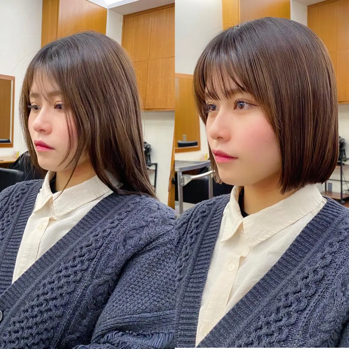 ショート 似合わせレイヤー/ ケアパーマ/高倉のヘアスタイル