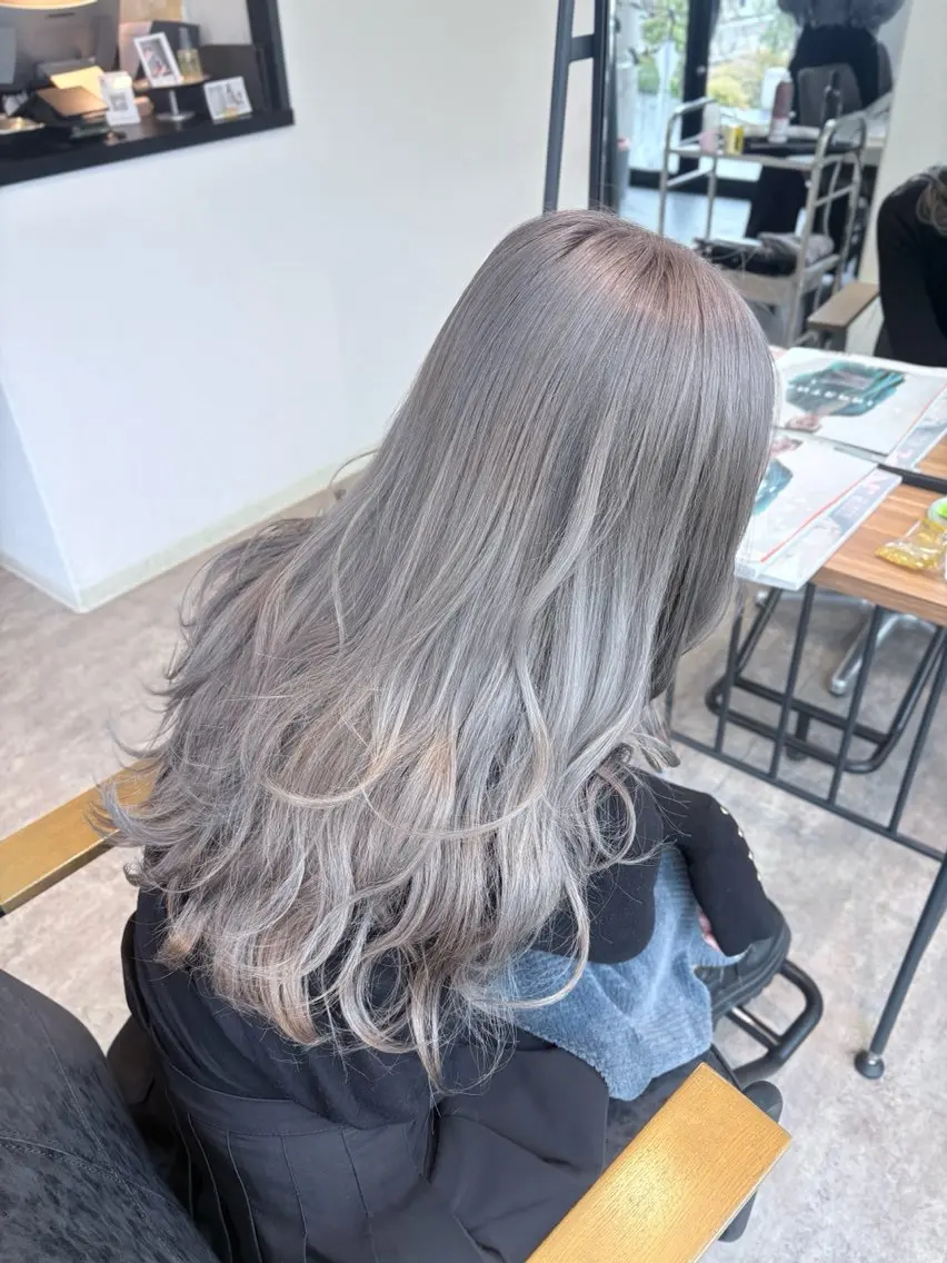 【minimo限定🌟】ブリーチ有り〇のWカラーの写真