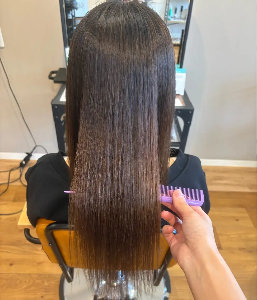 ロング 横 田のヘアスタイル