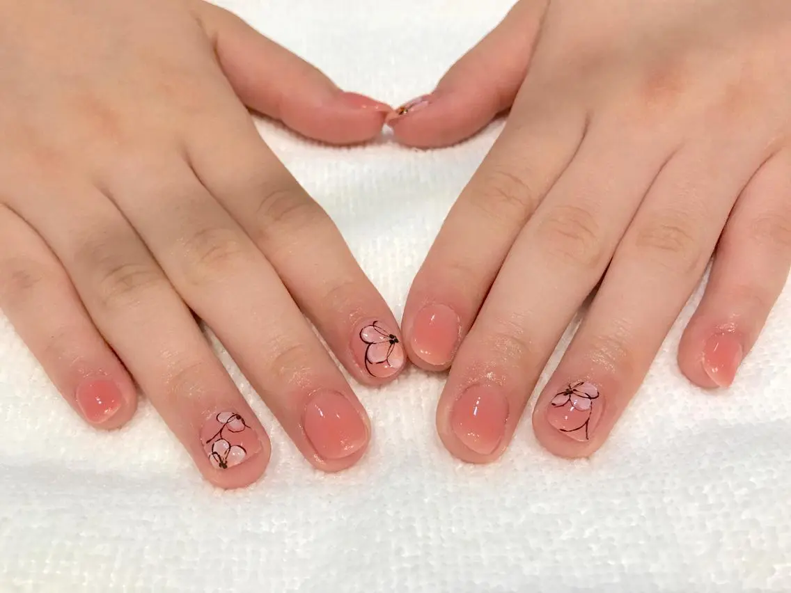 ネイル フラワーネイル NARUMI HYODOのネイルデザイン