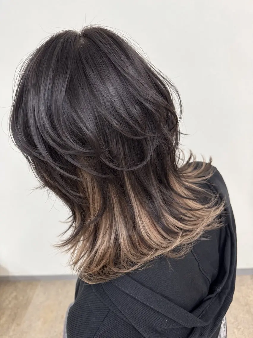 ミディアム カラー 🌿佐山 絵梨佳🌿 Recharme新保のヘアスタイル