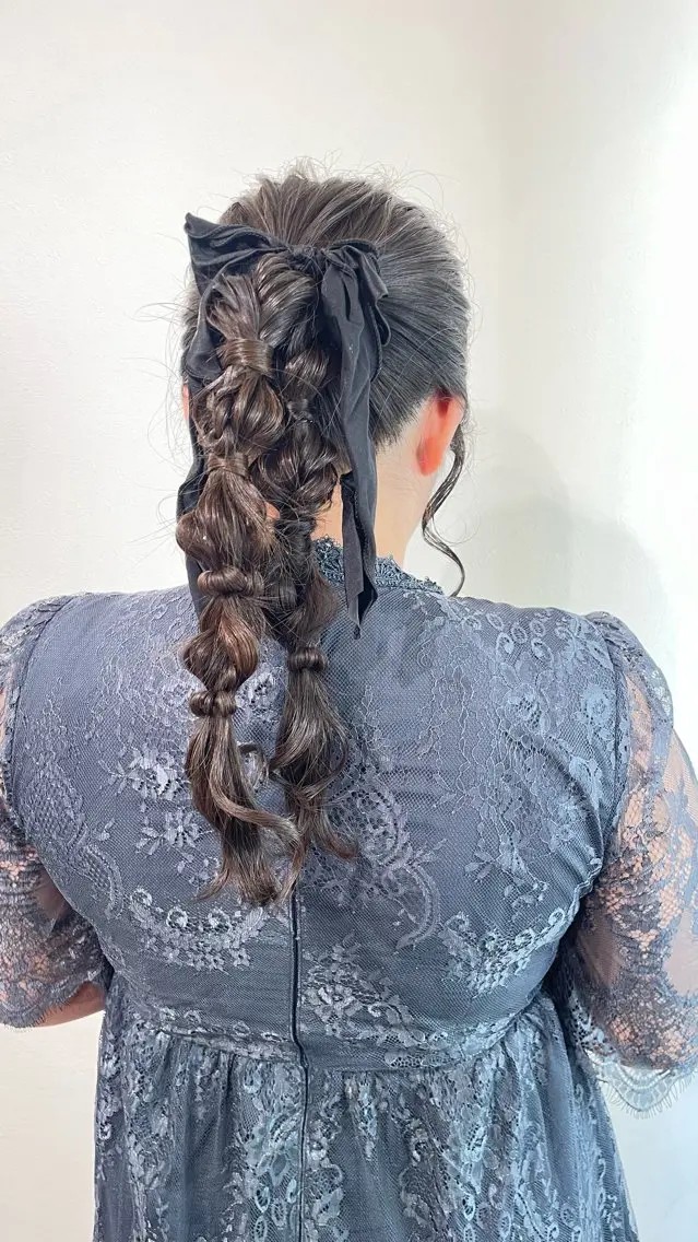 ヘアアレンジ ヘアセット コトミ【メンズ】 【曲がる縮毛矯正】のヘアスタイル
