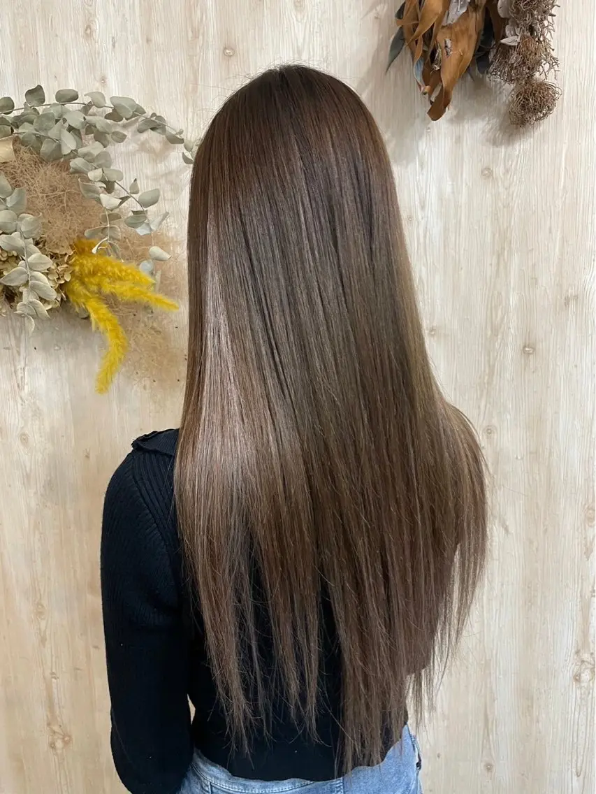 ロング 【縮毛矯正＆カラー】 RAN.のヘアスタイル