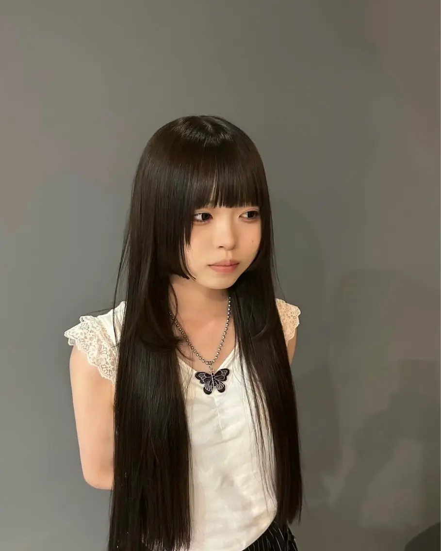 ロング 西岡 桂治のヘアスタイル