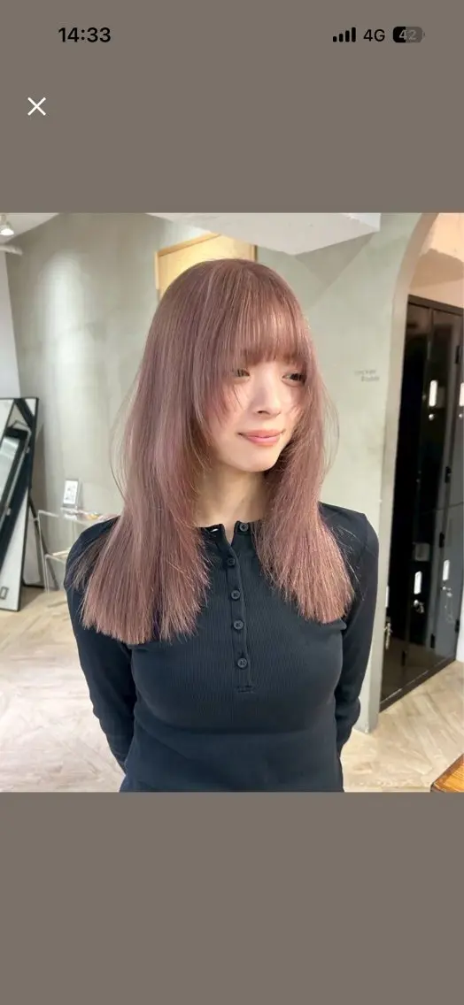 カラー ヘアカラー 🪺透明感カラー/ 暖色/カエデ🪺のヘアスタイル