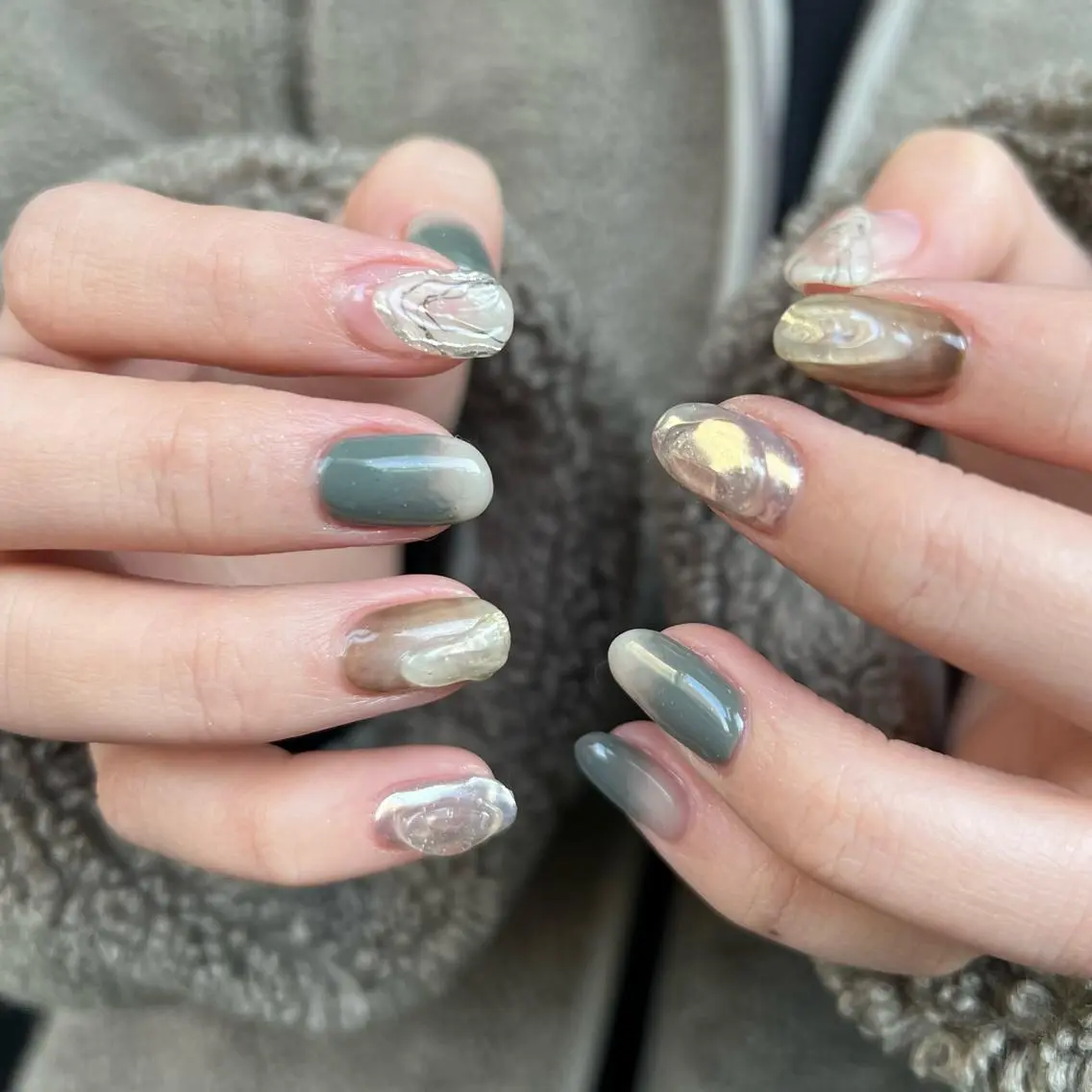 ネイル ハンドネイル nuás nailのネイルデザイン