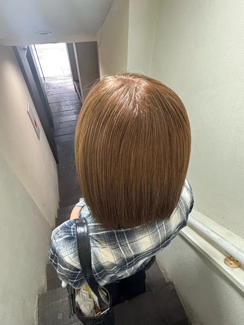ミディアム カラー ベージュカラー ブリーチ ダブルカラー ブリーチなしカラー ヘアカラー トリートメント ★NOAトレンドヘア /デザインカラー★のヘアスタイル