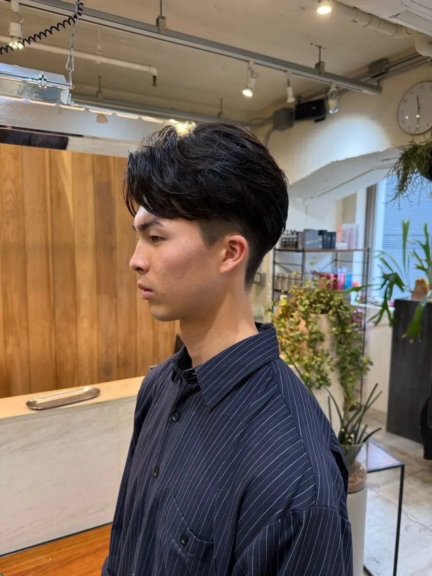 パーマ メンズ メンズパーマ カット パーマ 川口開世 cutのヘアスタイル