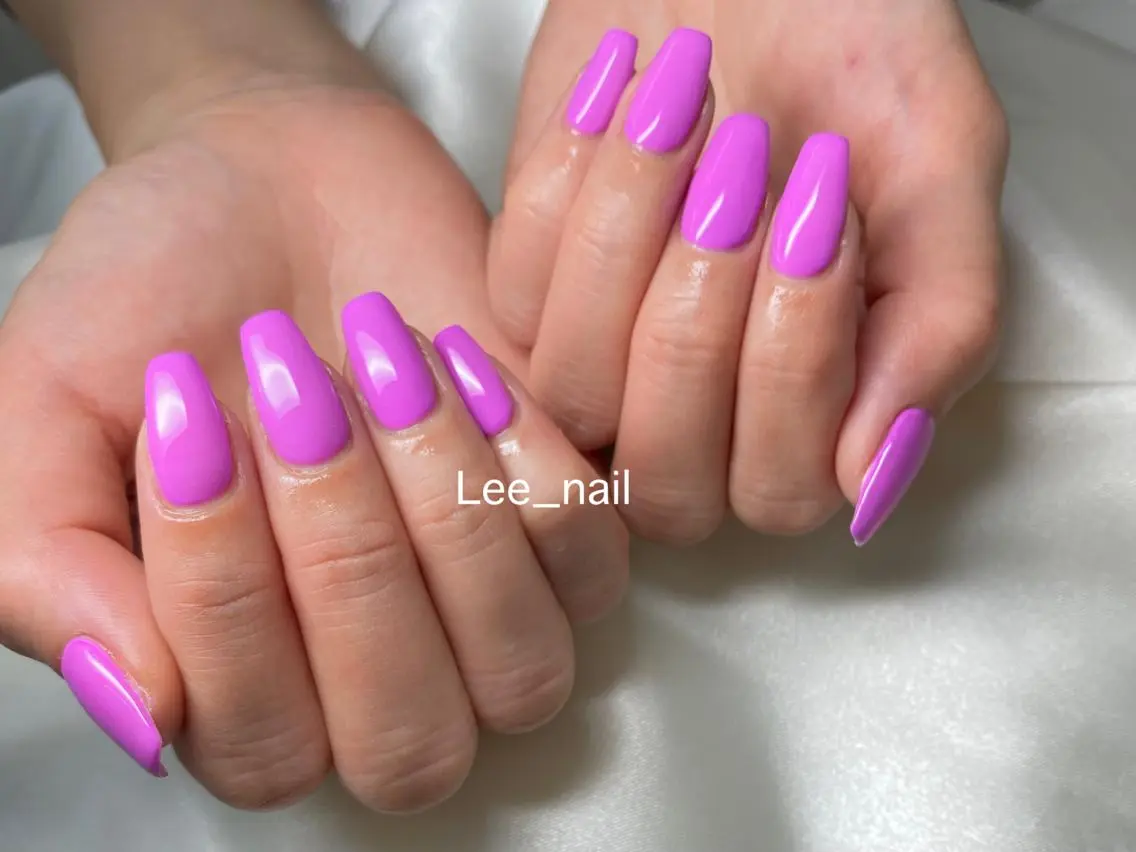 ネイル グラデーション ラメ(グリッター) ラメグラデーション ワンカラーネイル Lee_ nailのネイルデザイン