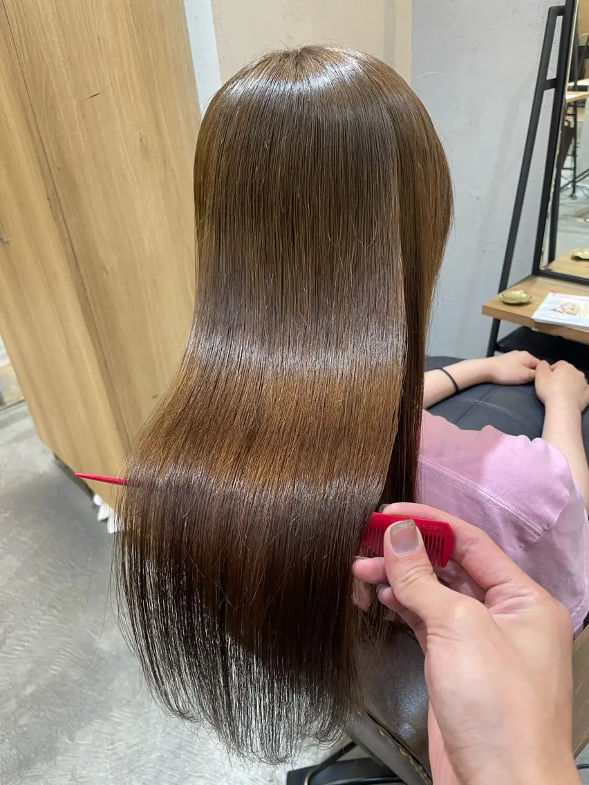 ロング 髪質改善 トリートメント カット ヘアカラー トリートメント ♦️モテ髪創作者 SUGA♦️のヘアスタイル