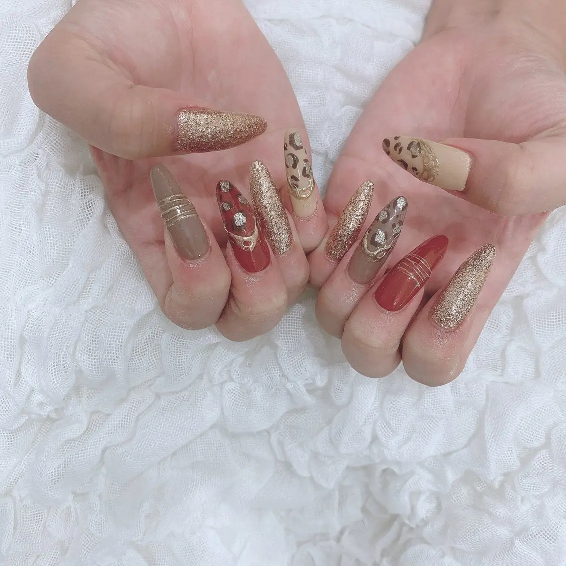 ネイル ロングネイル ミラーネイル ハンドネイル SOL NAILのネイルデザイン
