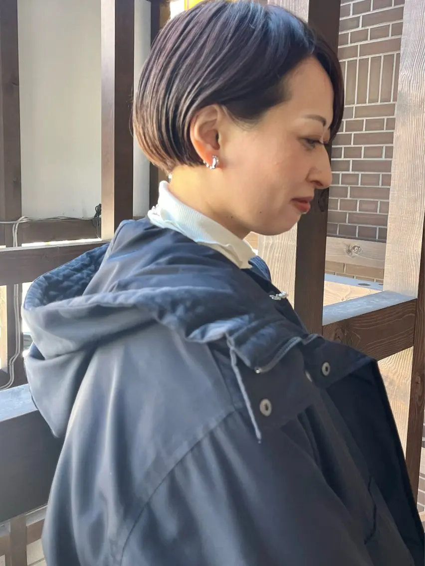 ショート ボブ カット ママ美容師 ＊ヒマワリのヘアスタイル
