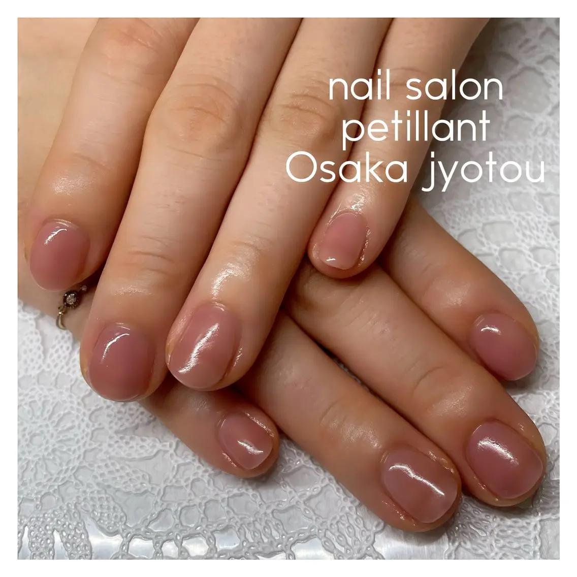ネイル ジェルネイル ピンク 春ネイル nail salon petillantのネイルデザイン