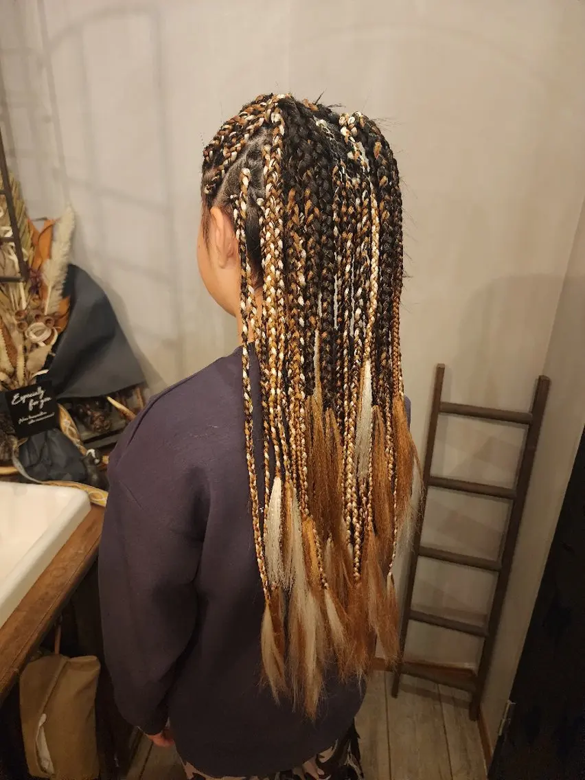 ヘアアレンジ キッズ 成人式 着物ヘア 子どものヘアアレンジ エクステ 浴衣 ESTELA... OHARA のヘアスタイル