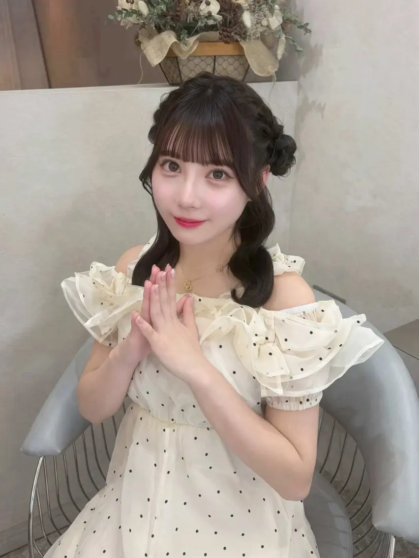 ロング カラー ヘアセット Rio🎀ブリーチ なし透明感♡顔周り♡のヘアスタイル