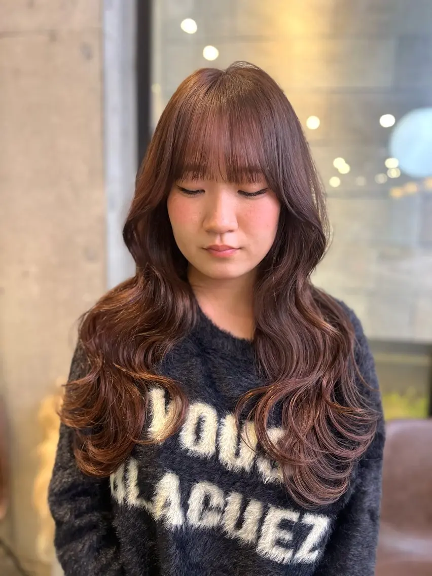 ロング カラー ブラウンカラー ラベンダーカラー カット ヘアカラー haruka ♡レイヤー/透明感のヘアスタイル