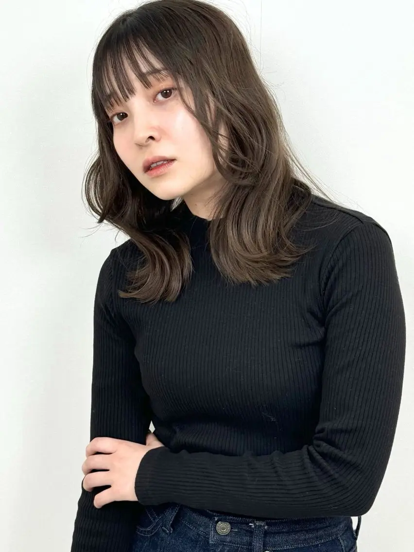 セミロング ボブ 韓国風ヘア ショートが得意✂️ 藤城建太のヘアスタイル