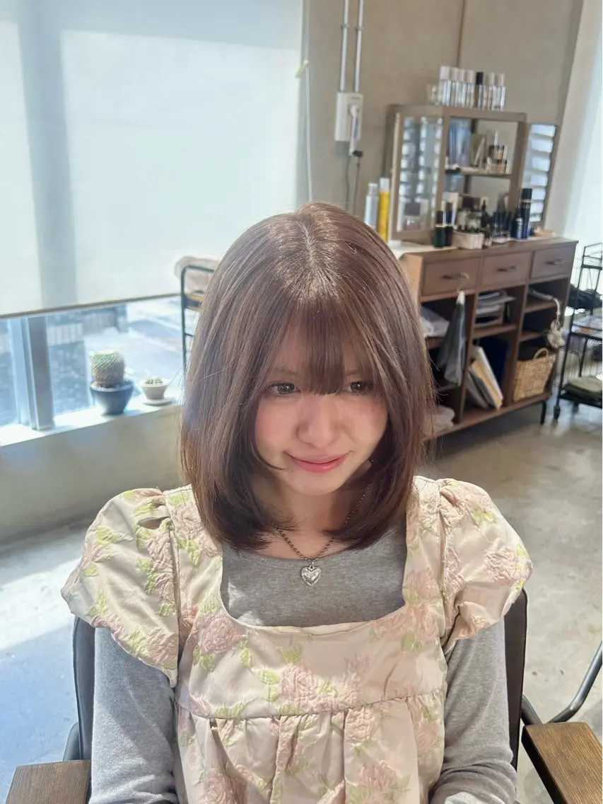 ミディアム ruup Aru ユウキのヘアスタイル
