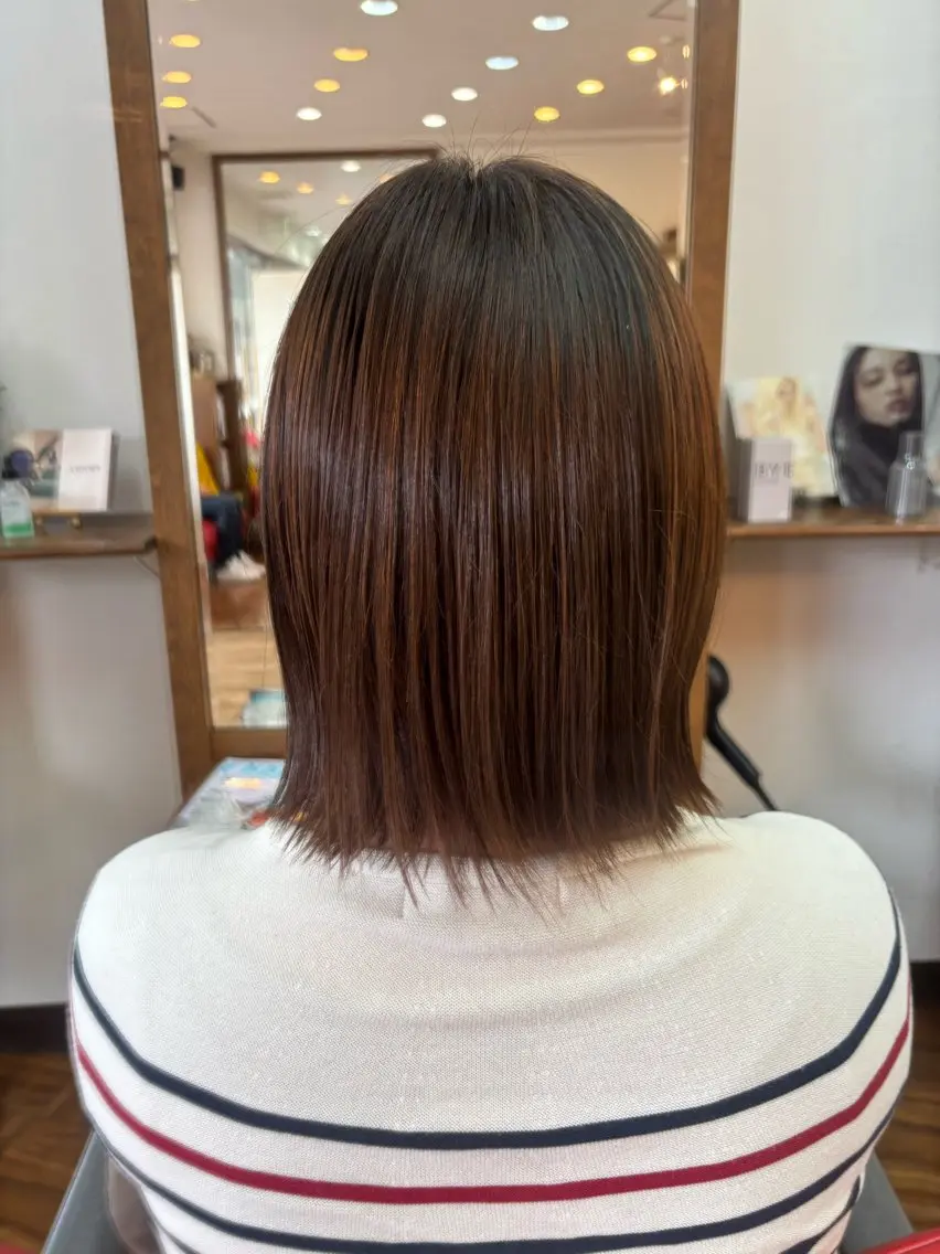 ミディアム ビューティサロン モリワキのヘアスタイル