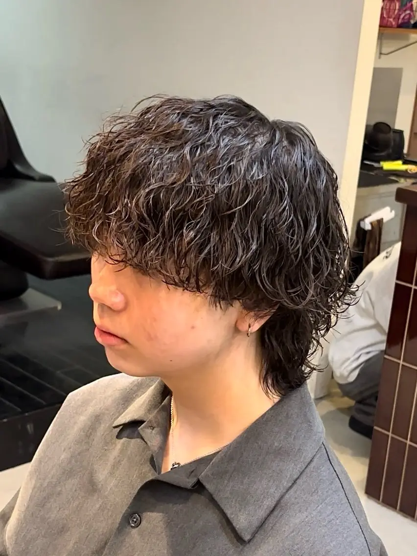 パーマ ウルフカット カット パーマ Kota 【パーマ特化美容師】のヘアスタイル