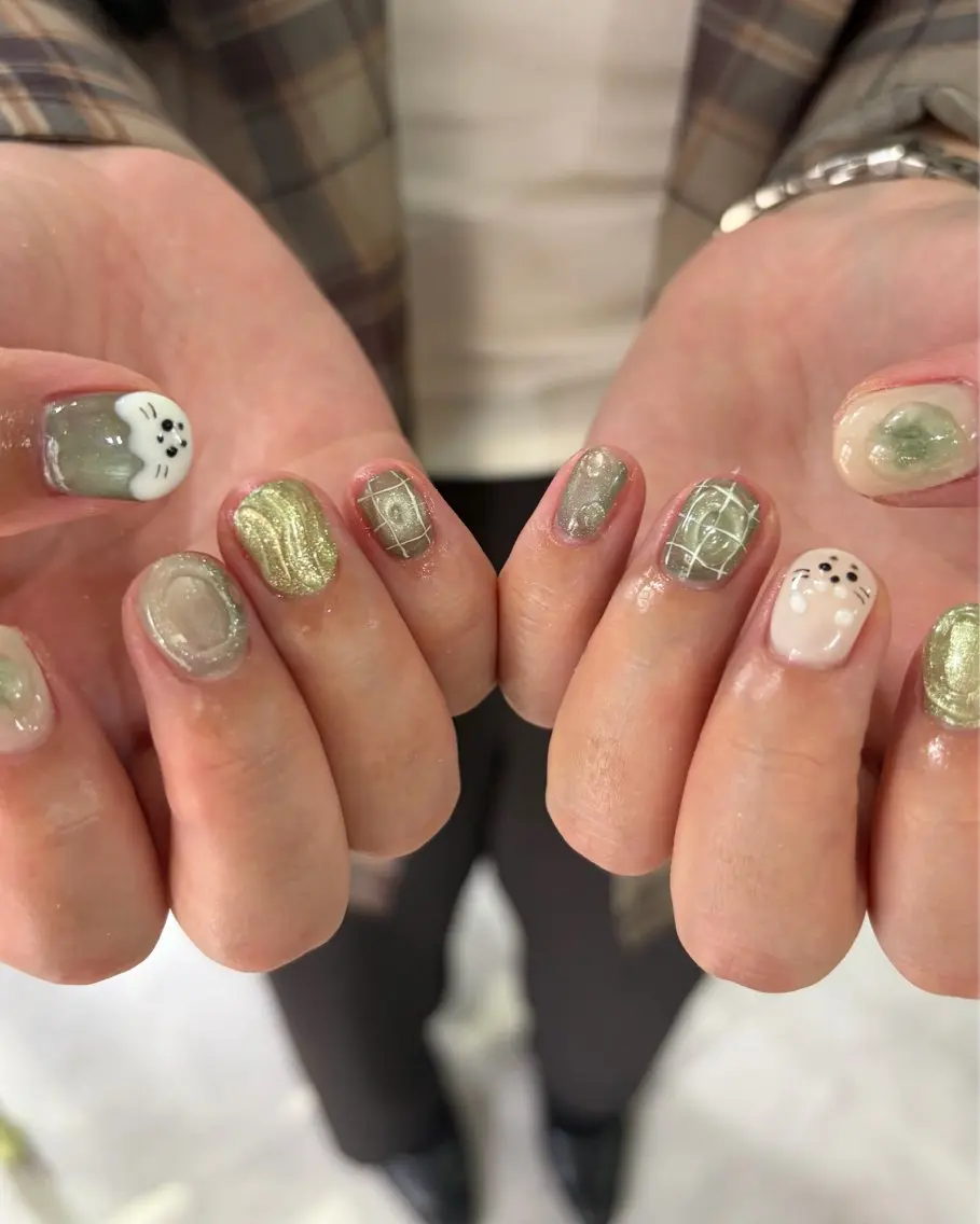 ネイル ハンドネイル フットネイル ASA nail / アート☀︎ニュアンスのネイルデザイン