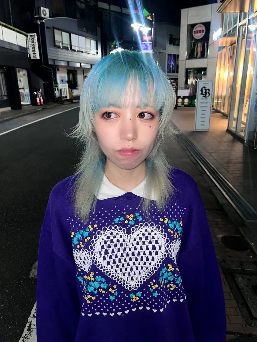 カラー デザインカラー🍬✨ 透明感カラー✨ナナのヘアスタイル
