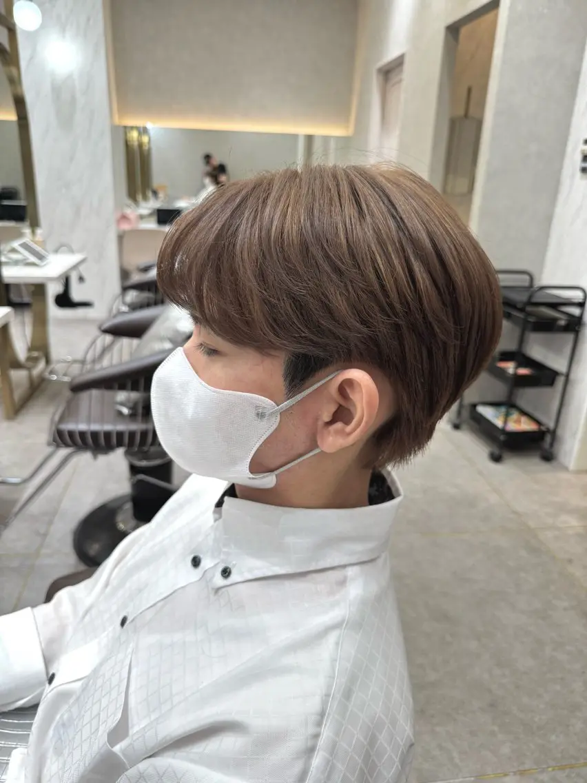 メンズ メンズハイトーン ヘアカラー 💎kyohei／ 透明感カラー💎のヘアスタイル