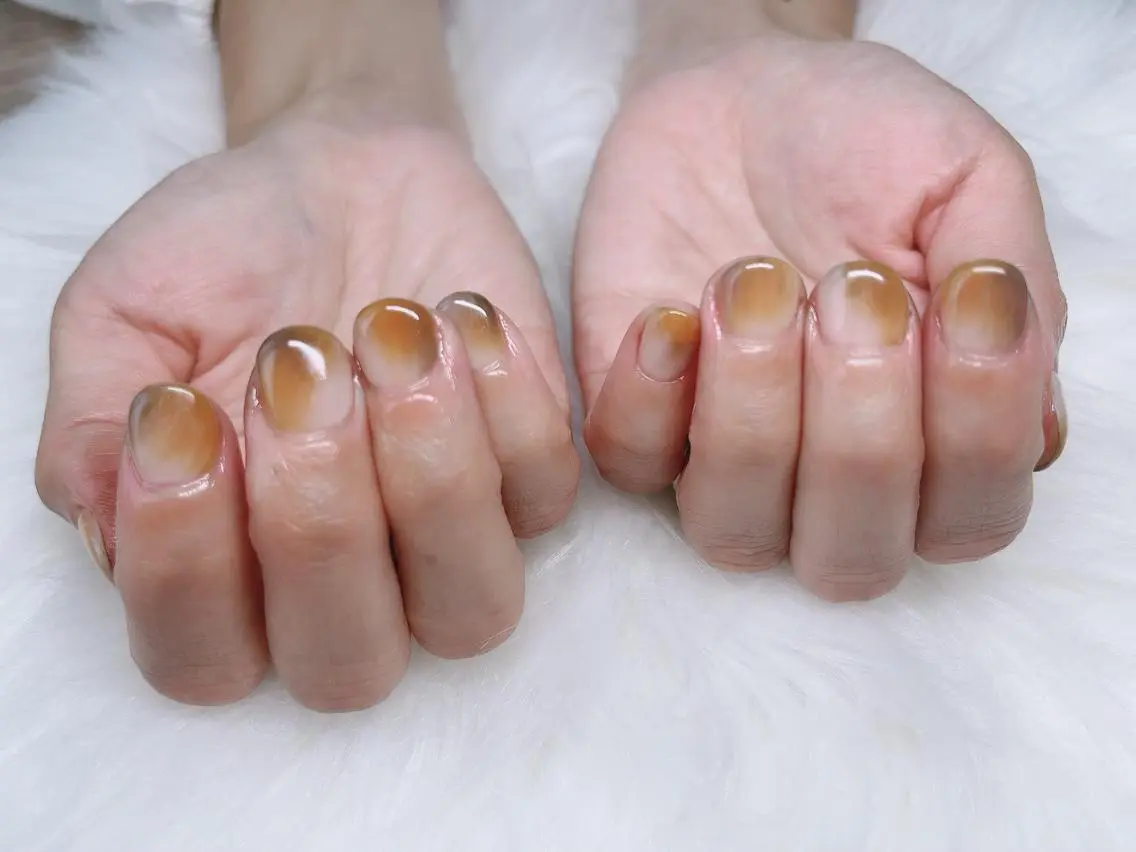 ショート ネイル ニュアンスネイル Collection Nailsaronのネイルデザイン