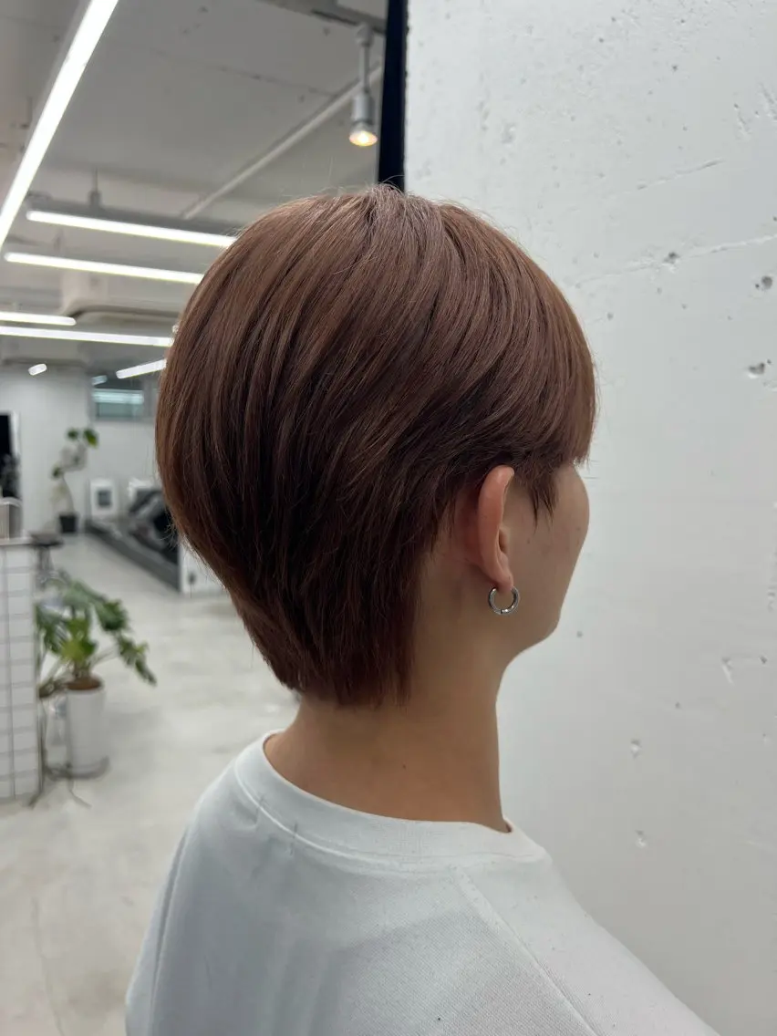 カラー メンズ メンズベリーショート ベージュカラー ブラウンカラー 透明感カラー ヘアカラー 🌷︎あすか🌷 JILLSTUDIOのヘアスタイル