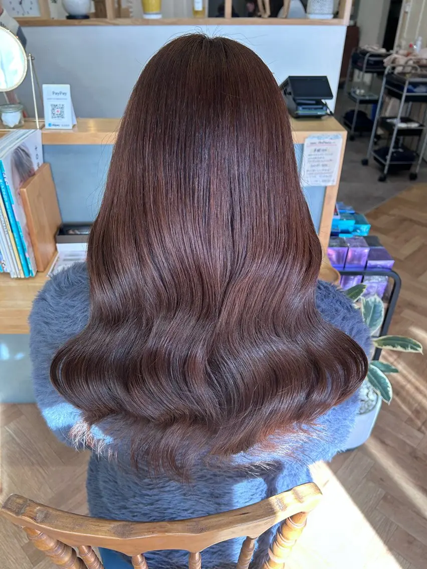 ロング カット ヘアカラー merc.🕊大西‎ 香瑚のヘアスタイル
