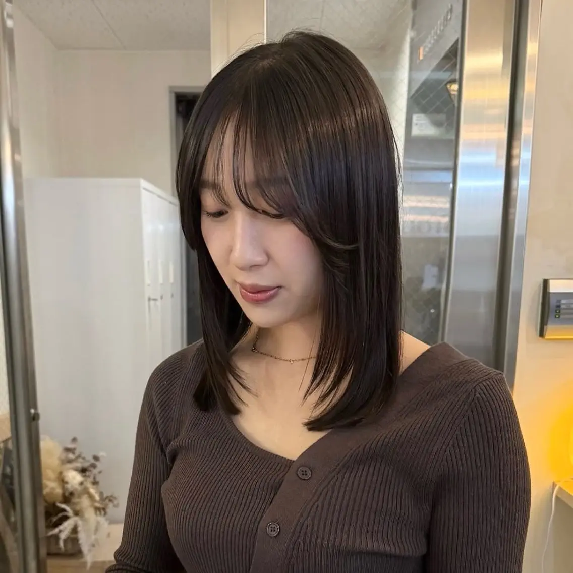 【雨でも綺麗をキープ 🌟】前髪/顔周り曲がるストレート＋cut＋ミストtr˖ 𝜗𝜚の写真