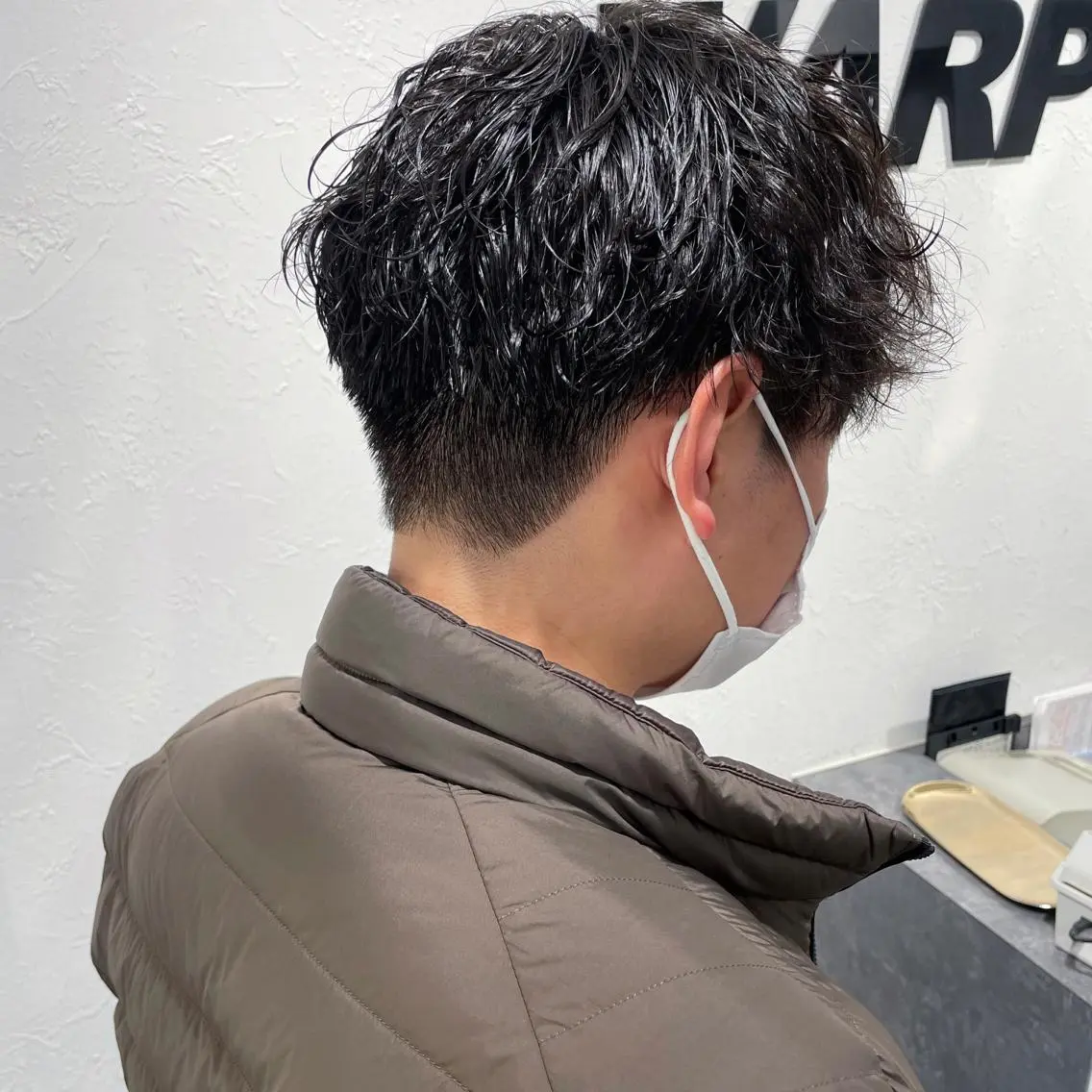 パーマ メンズ カット パーマ shiho .のヘアスタイル
