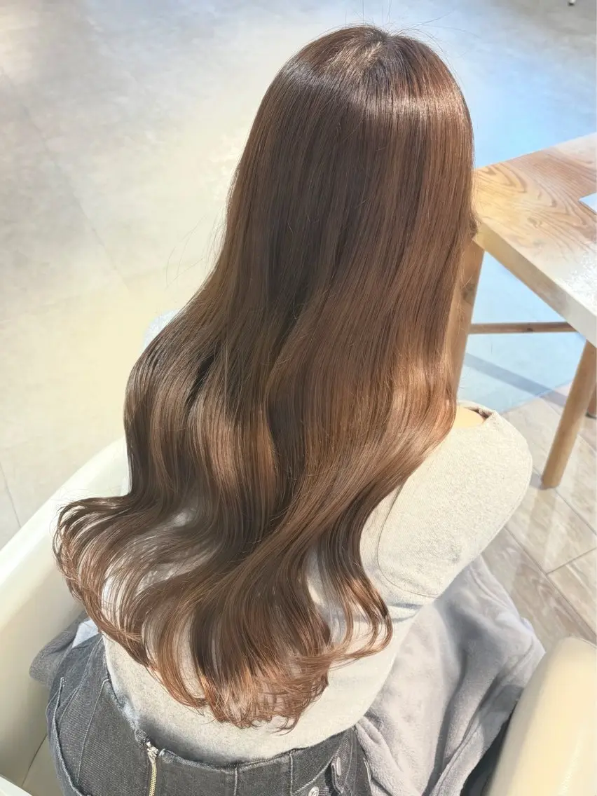 【9.10月限定🌴🫧】ブリーチなしダブルカラー⭐️ダメージを最小限に❗️透け感、色味入れたい方にオススメ🥣の写真