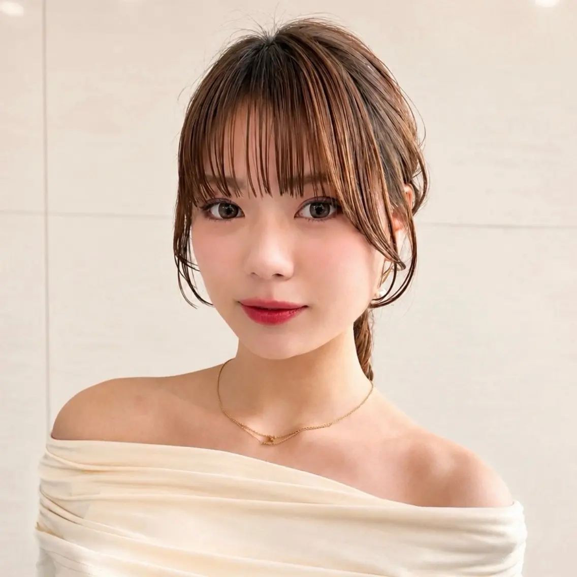 カラー カット ヘアカラー トリートメント エクステ・レイヤ ーカットLay.のヘアスタイル
