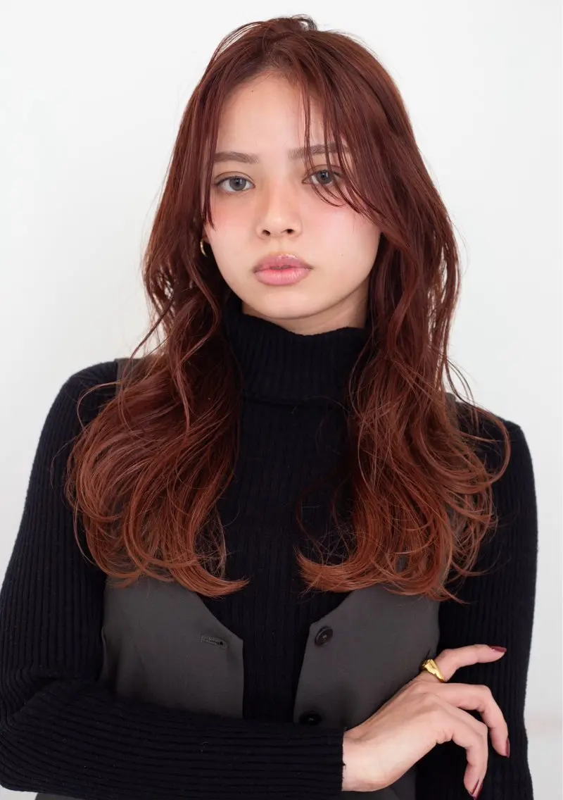 セミロング 表参道stylist ‪‪❤︎MIKU前橋のヘアスタイル