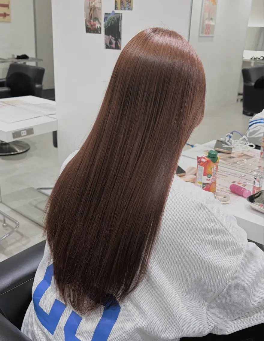 ロング カラー グレージュ/ベージュ /経堂/sana🌱のヘアスタイル