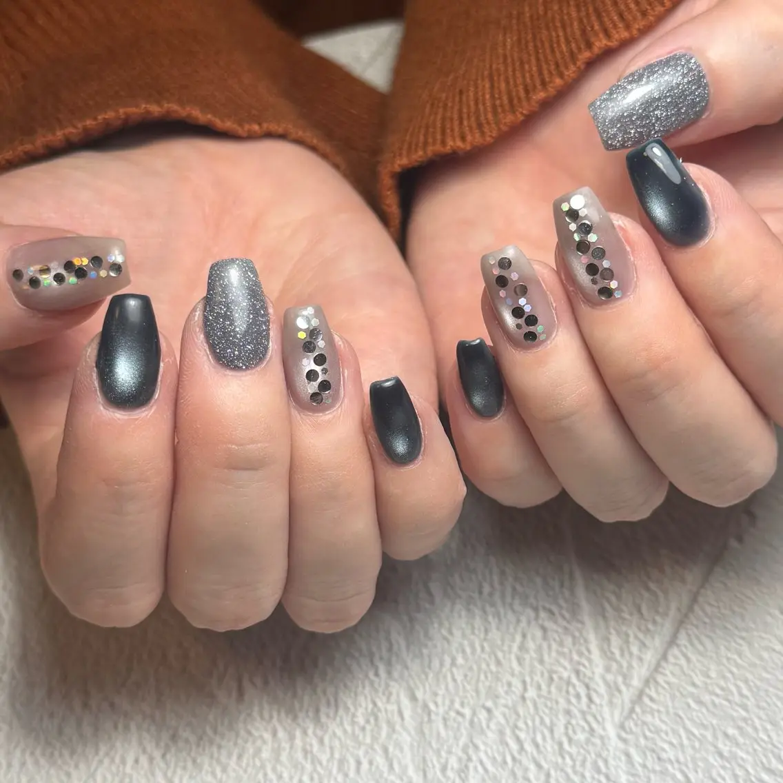 ネイル ジェルネイル 持ち込み ニュアンスネイル パラジェル Ace Luxe Harunoのネイルデザイン