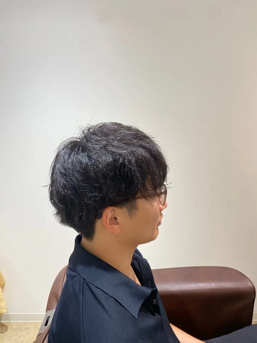 パーマ メンズ カット パーマ メンズパーマモデル 大募集中のヘアスタイル