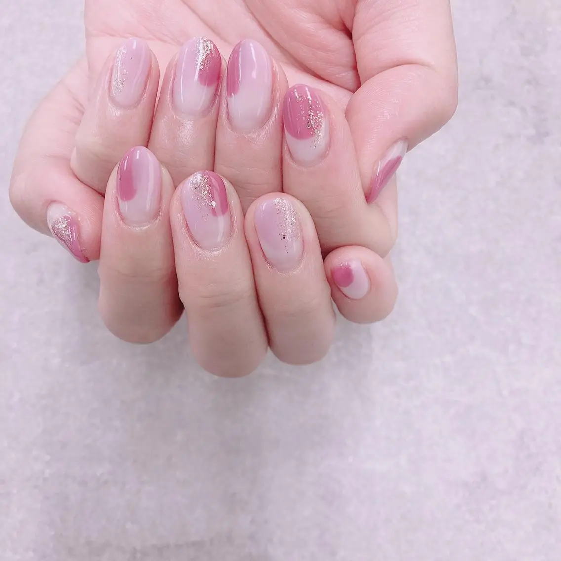 ネイル ピンク ハンドネイル FASTNAIL PLUS 新宿店のネイルデザイン