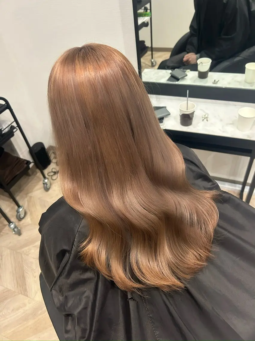 ロング ヘアカラー Marin🫐/ 名駅/レイヤーカットのヘアスタイル