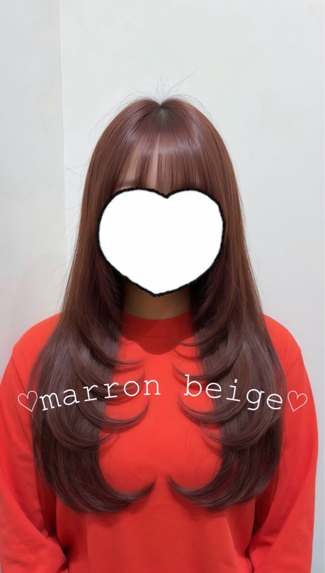 ロング カラー カット ヘアカラー トリートメント 🍒桜井 優華🍒のヘアスタイル