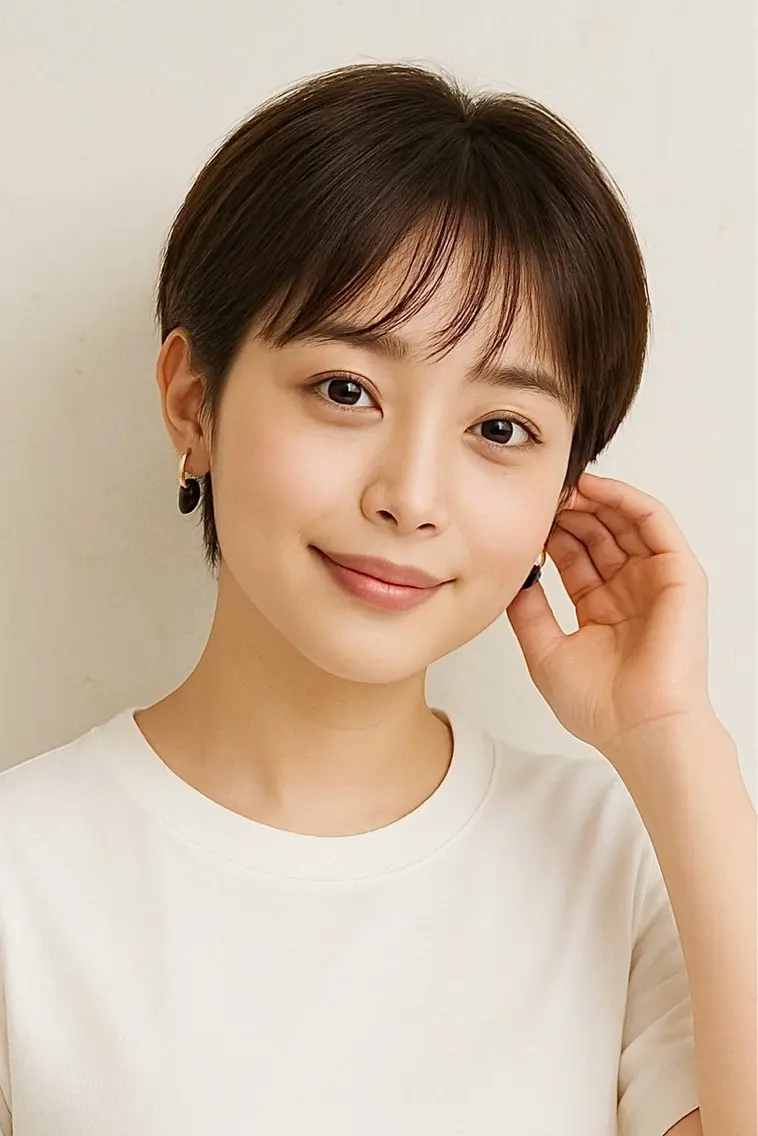 ショート カット ヘアカラー トリートメント 🛑柔らか透明感 カラー🛑大谷のヘアスタイル