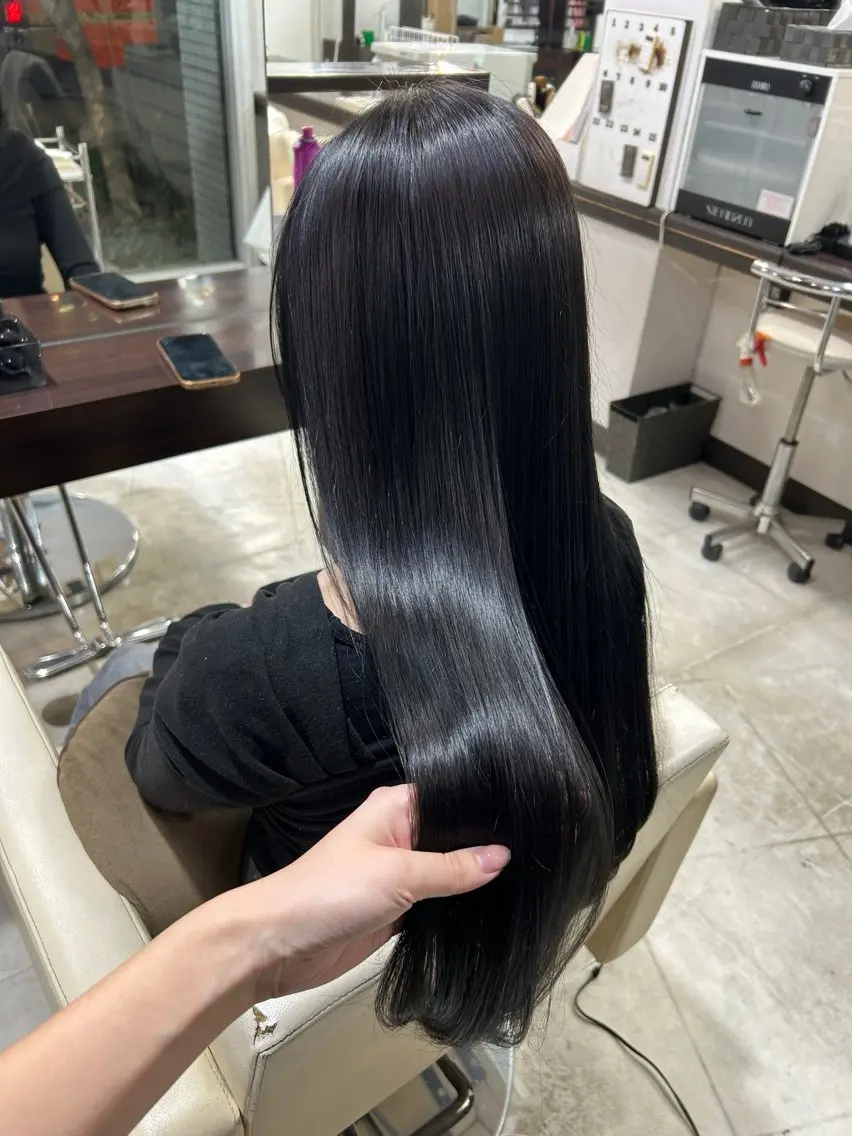 ロング カラー まつ毛&ヘア earnest山田のマツエク・マツパデザイン