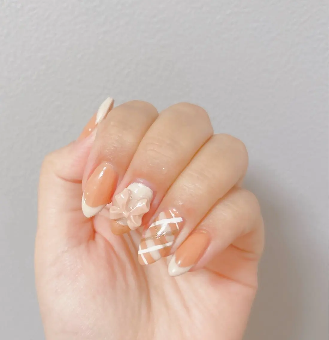 ネイル アートネイル フレンチネイル MYu Beauty Salon YURIのネイルデザイン