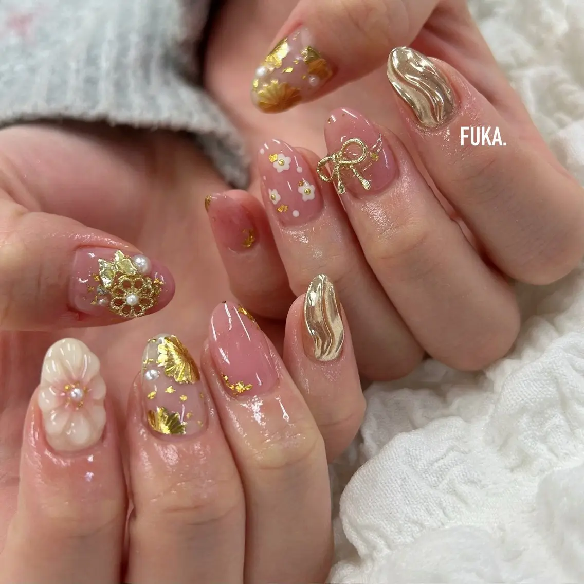 ネイル 成人式 ハンドネイル Nail♡Fuka. /6月予約受付中のネイルデザイン